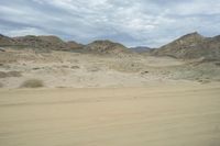 African Desert Landscape: Majestic Mountains in View