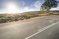 African Desert Road in South Africa