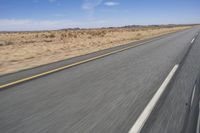 African Landscape: Desert Slope with Clear Sky