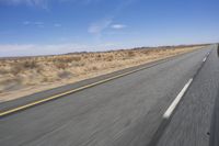 African Landscape: Desert Slope with Clear Sky