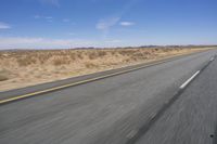 African Landscape: Desert Slope with Clear Sky