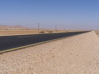 African Plain Desert Road Tar