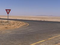 African Road Landscape: A Clear Sky Stretching Endlessly