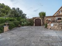 Agricultural Landscape in Majorca at the Break of Day