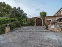 Agricultural Landscape in Majorca at the Break of Day