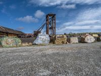 Agriculture and Construction in Colorado: Clouds, Dirt, and Gravel Surfaces