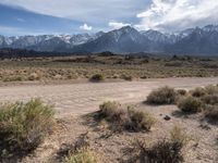Alabama Hills: Desert Road Under Clear California Skies