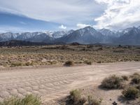 Alabama Hills: Desert Road Under Clear California Skies