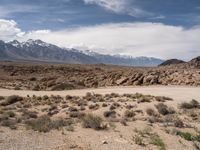 Alabama Hills Mountain Landscape Under Clear Skies
