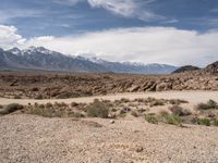 Alabama Hills Mountain Landscape Under Clear Skies