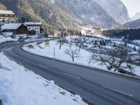 Alpine Highway: Clear Sky in Switzerland