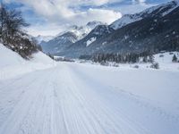 Alpine Landscape in Germany: Winter Mountains