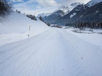 Alpine Landscape in Germany: Winter Mountains