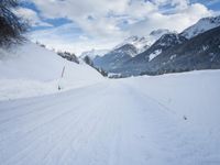 Alpine Landscape in Germany: Winter Mountains