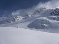 Alpine Landscape: Snow Covered Mountains