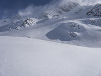 Alpine Landscape: Snow Covered Mountains