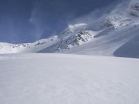 Alpine Landscape: Snow Covered Mountains