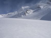 Alpine Landscape: Snow Covered Mountains