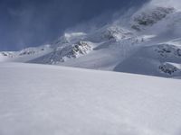 Alpine Landscape: Snow Covered Mountains