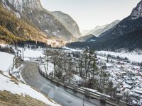 Alpine Mountain Pass in Germany: Clear Sky and Stunning Views