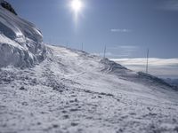 Alpine Panorama: Glacial Snow-Covered Mountains