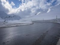 Alpine Scenery: Snowy Mountain Range in Germany