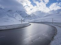Alpine Scenery: Snowy Mountain Range in Germany