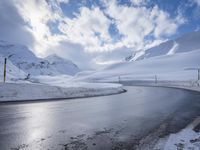 Alpine Scenery: Snowy Mountain Range in Germany