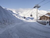 Winter Landscape in the French Alps