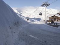 Winter Landscape in the French Alps