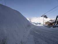 Winter Landscape in the French Alps