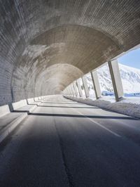Architecture in the Alps: Snow-Covered Mountain Views