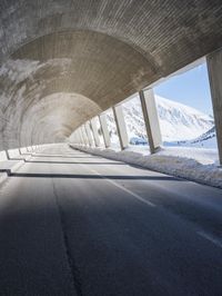 Architecture in the Alps: Snow-Covered Mountain Views