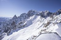 Alps Europe Snow Covered Mountain Range