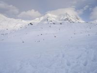 Alps France Tourist Attraction Winter Ski 001