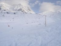 Alps France Tourist Attraction Winter Ski 003