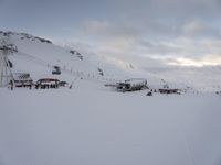 Winter Landscape in the Alps, France