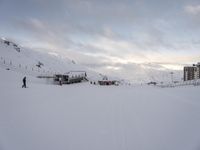 Winter Landscape in the Alps, France