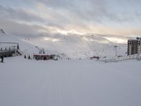 Winter Landscape in the Alps, France