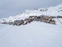 Winter Landscape in the French Alps: Mountains 005