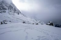 Gloomy Day in the Alps: Exploring Under a Grey Sky