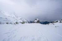 Gloomy Day in the Alps: Exploring Under a Grey Sky