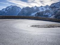 The Majestic Alps: A Winter Landscape of Mountain Ranges