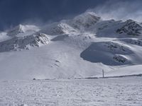 Alps Mountain Landscape: A Clear Sky View