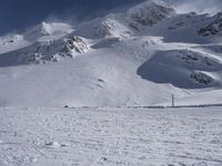 Alps Mountain Landscape: A Clear Sky View