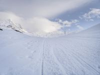 Alps Mountain Landscape: A Winter View