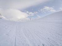 Alps Mountain Landscape: A Winter View