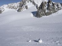 Alps Mountain Range Clear Sky 001