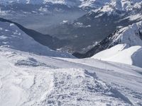 The Alps: A Mountain Range Overlooking Valleys