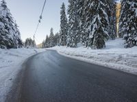 Winter Landscape in the Alps: Snow-Covered Mountains and Nature